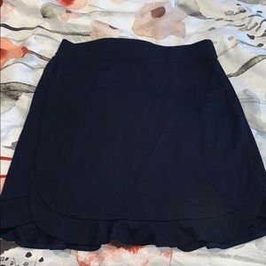 LOFT navy blue skirt
